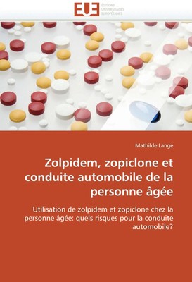 Mathilde Lange | Zolpidem, zopiclone et conduite automobile de la personne âgée