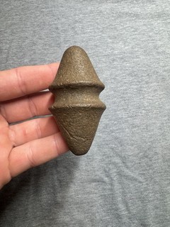 Native American Full Grooved Stone War Club Head Arrowheads