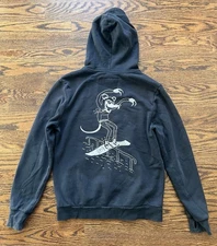 ThirtyTwo Men's 32 Art Graffiti Pullover Fleece Hoodie Sweatshirt Black Size S