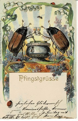 PENTECOST GREETINGS gel. 1928!