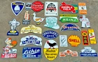 Lot of 24 Porcelain Enamel Signs – Mixed Designs, Vintage Style, single sided
