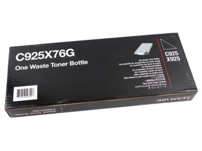 LEXMARK C925DE X925DE 30000 PAGES LASER PRINTER WASTE TONER BOTTLE C925X76G