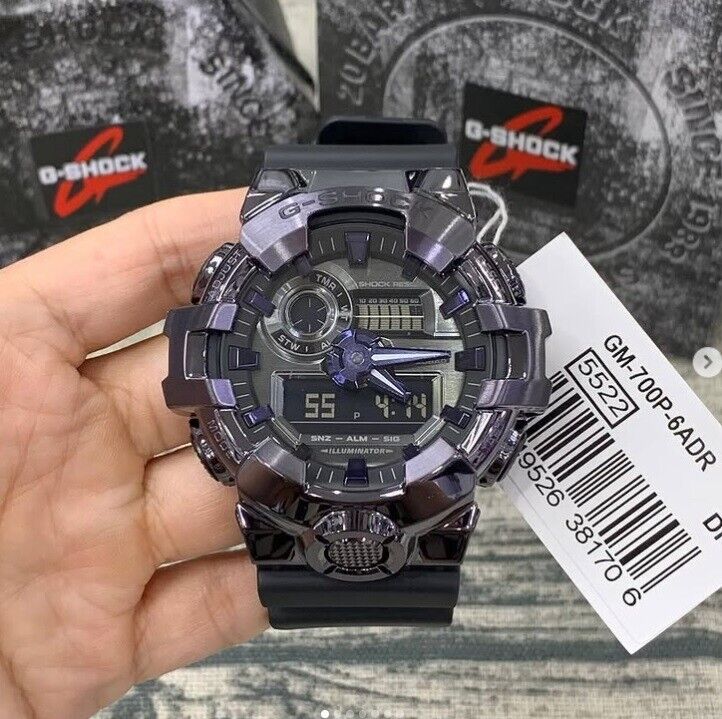 Casio G-Shock GM-700P-6A G-Steel Purple Tone Metallic Metal Casio G-Shock GM-700P-6A G-Steel Purple Tone Metallic Metal