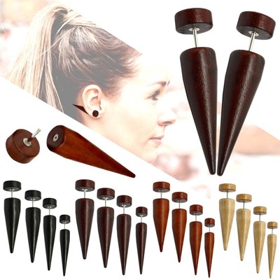 Holz Fake Dehnstab Dehner Fakeplugs Fake Plug Tunnel Expander Taper Ohrstecker