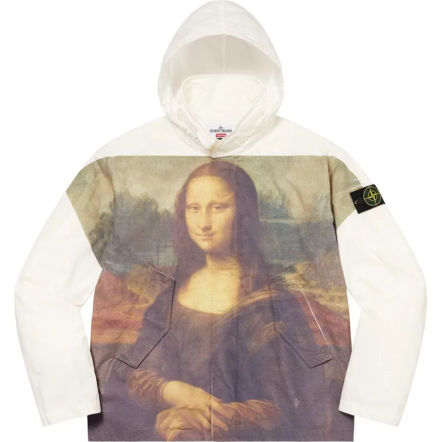 Supreme Stone Island Cotton Cordura Shell Jacket Mona Lisa S