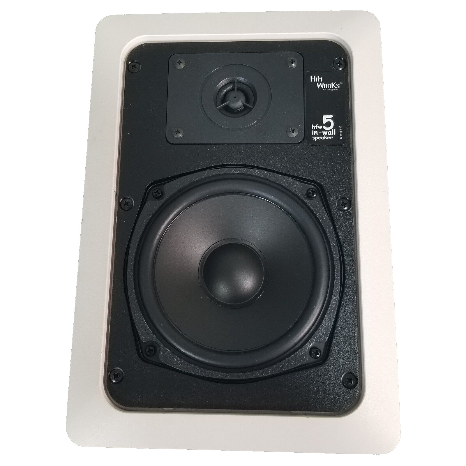 HiFi Works 30001 HFW5 5.25-Inch in-Wall Speakers, White (Pair)