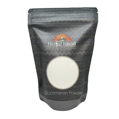 Glucomannan Powder (100% Pure & Natural Weight Loss) Konjac Root & Free Shipping