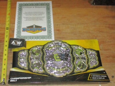 AEW Heavyweight Championshp Title Belt wrestling Signed Chris Jericho Autograph