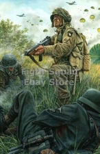 WW2 Picture Photo 101st AIRBOURNE INFANTRY 5852