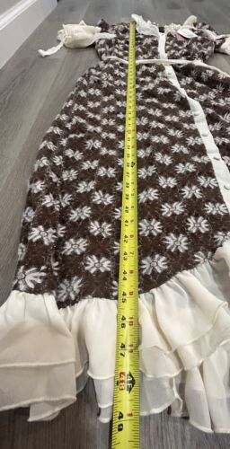 NWT Ivy City Co Becca Crochet Dress in Brown Floral - Size L - Picture 7 of 8