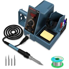 SOLDERING IRON STATION Adjustable Temperature Rapid Heating Bracket Kit