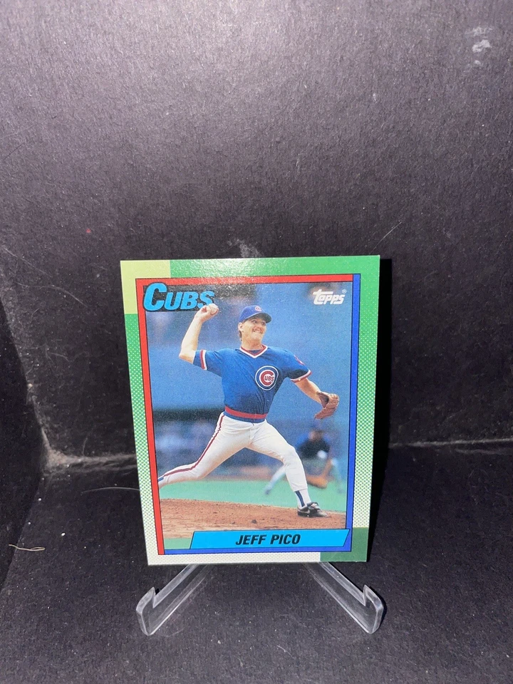 1990 Topps #613 JEFF PICO Chicago Cubs - Image 3 of 3