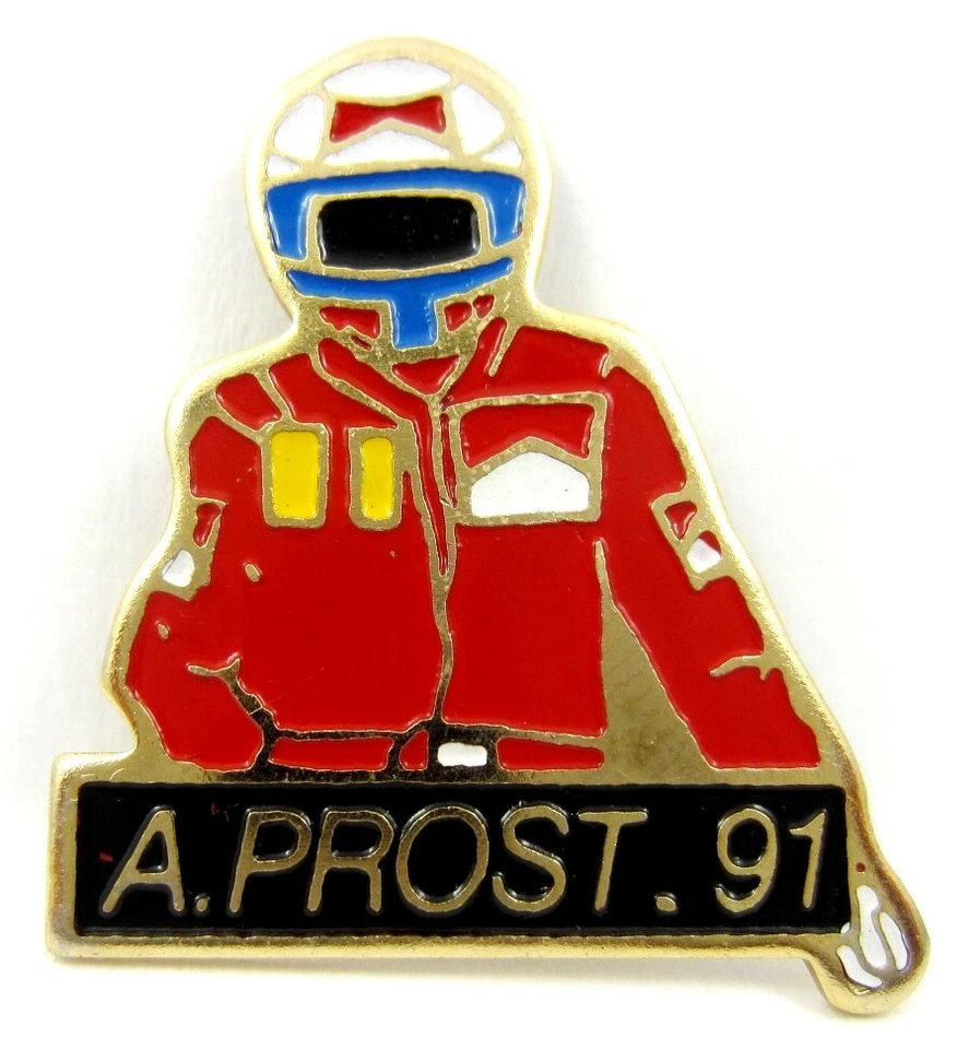 J. Alesi & A. Prost 91 Racing Drivers F1 Formula 1 Set of 2 Pins Badges - Image 4 of 4