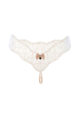 Bracli Sydney Collection String creme Spitze Doppelreihige Perlenkette Creme NEU
