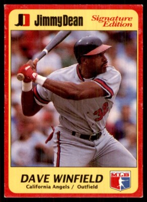 1991 Jimmy Dean Dave Winfield California Angels #22