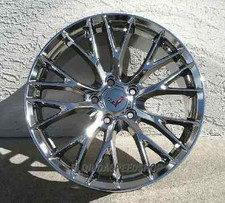 Chrome C7 Z06 Style Corvette Wheels 19x8.520x10 Fits 2014-2019 C7 Basez51