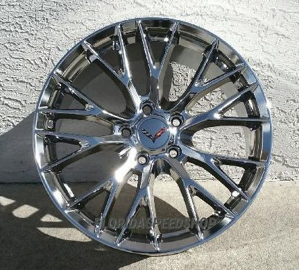 2014-2019 C7 Corvette Chrome C7 Z06 Style Wheels 19x8.5/20x10