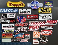 Lot 30 Racing Decals Nascar Nhra Garage Automotive Toolbox Stickers Speed Shop