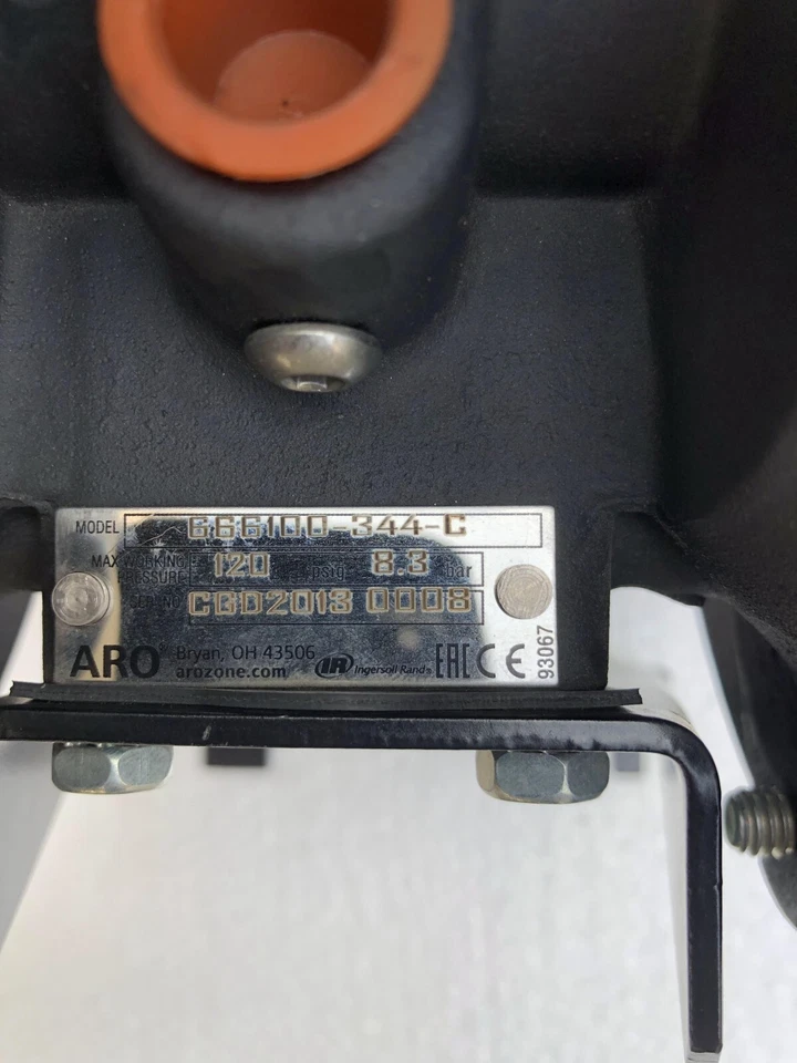 Ingersoll Rand Aro 666100-344-C Air Operated Double Diaphragm Pump 1" Aluminum - Image 4 of 4