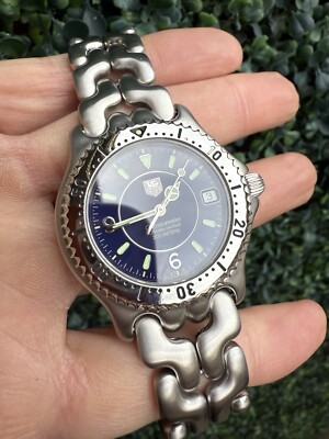 TAG Heuer Link Blue Men's Watch - WG5114-PO for sale online TAG Heuer Link Blue Men's Watch - WG5114-PO for sale online