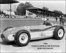 1955 Indy 500 Winner Bob Sweikert Racing Phot...