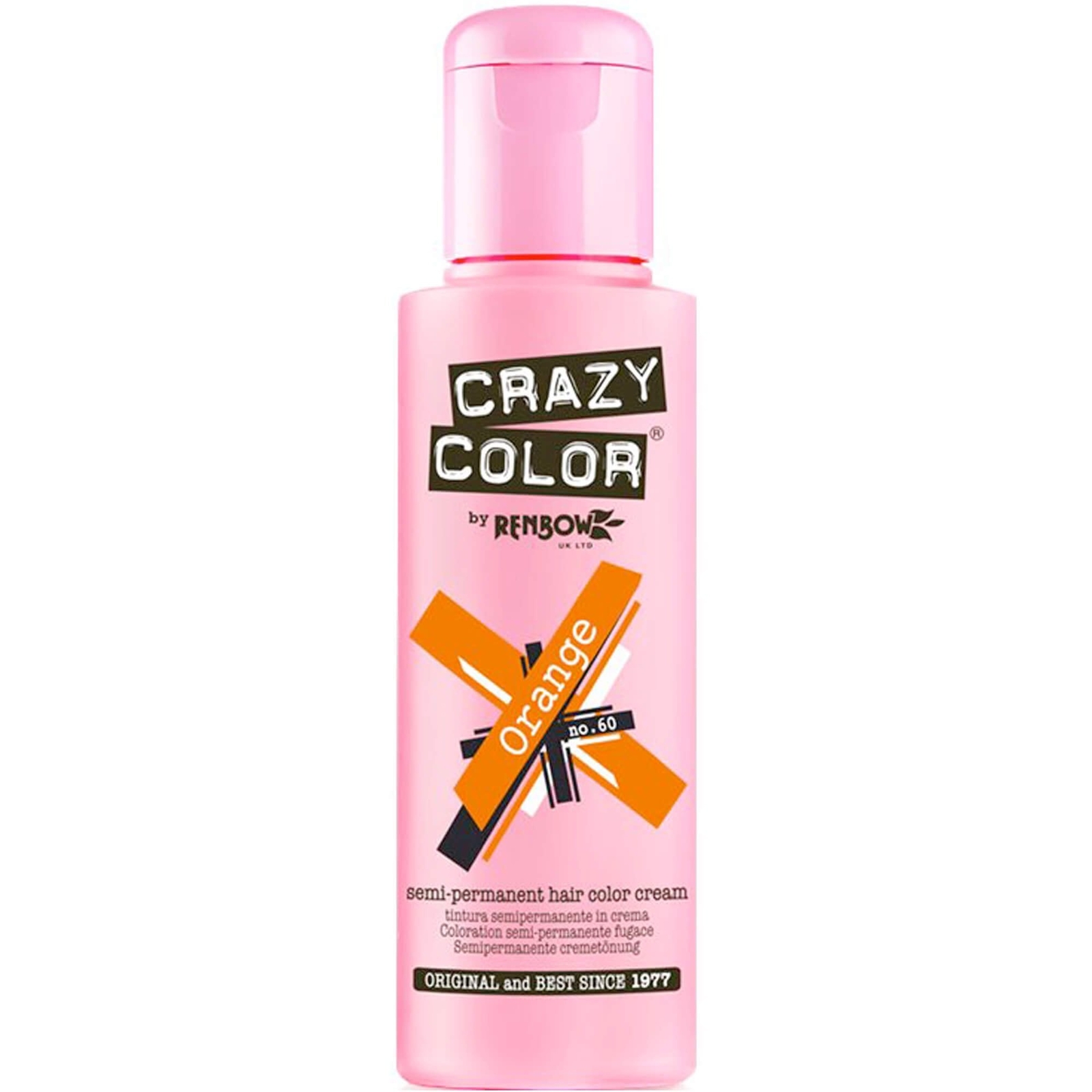 Renbow Crazy Color Crazy Color Semi Permanent Hair Dye - Orange 100ml