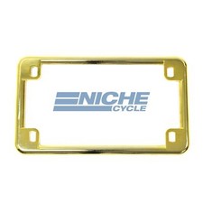 Gold Motorcycle License Plate Frame Surround Cover Gold Motorcycle License Plate Frame Surround Cover