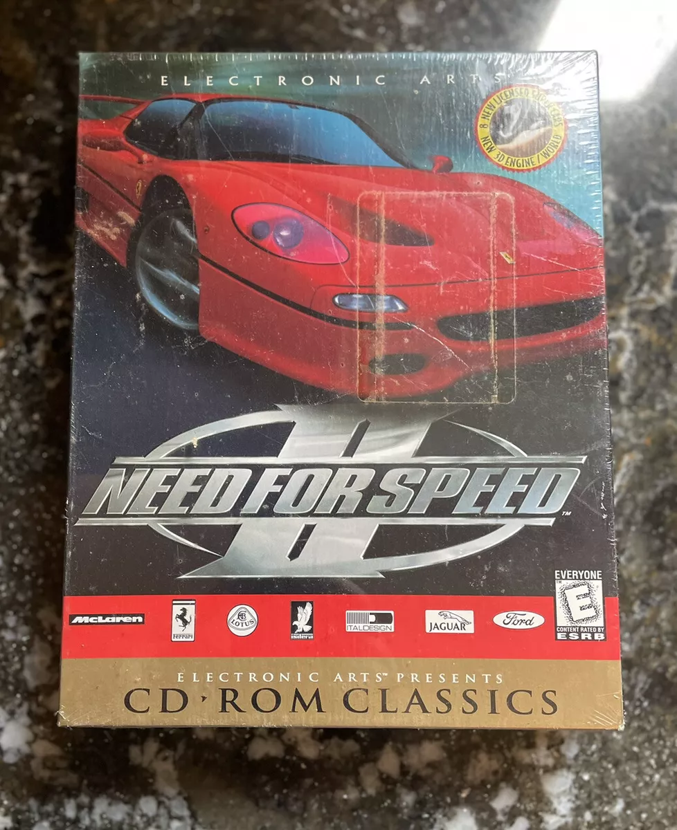 Need for Speed II CD-ROM Classics BIG BOX (PC 1998) FACTORY SEALED! - RARE!!