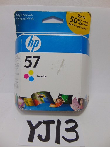 NEW GENUINE OEM PRINTER CARTRIDGE HP-57 TRI-COLOR SEALED  - Picture 1 of 4