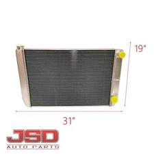 ▲Universal 31" x 19" x 3"  for GM Chevy Aluminum Radiator 2 Row Double Pass