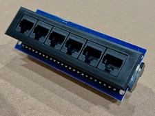Intellinet 6 port Cat5e T568A/T568B punch down patch panel module
