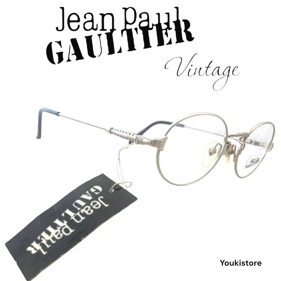 JEAN PAUL GAULTIER occhiali da vista 55-6108 RARE eyewear VINTAGE 90s M.in JAPAN - Immagine 3 di 4