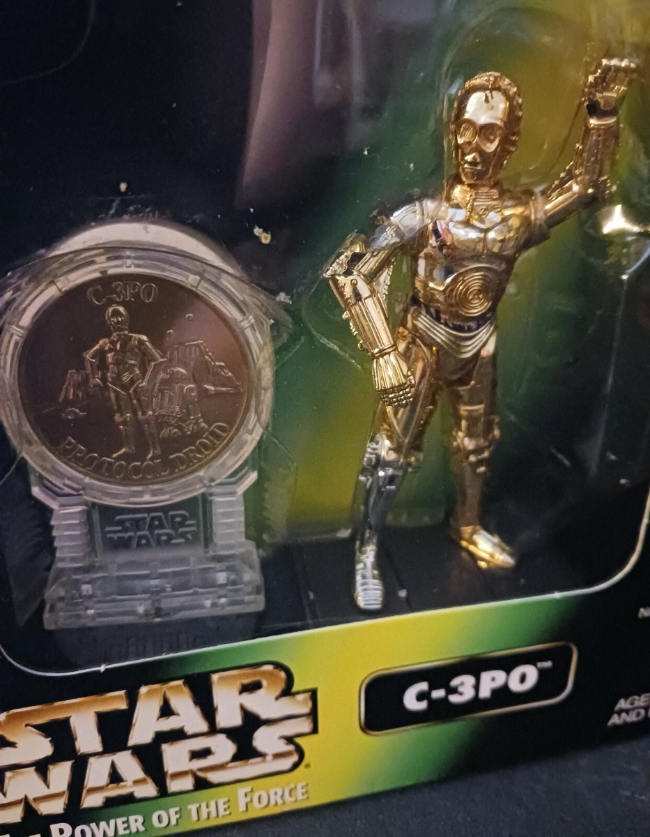 Star Wars C-3PO フィギュア コレクターズ Limited Edition Star Wars POTF C-3PO Figure w/ Coin Kenner 1998