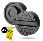 2x Jack Rubber Pad Strong & Universal Rubber Block Tyre Change Workshop