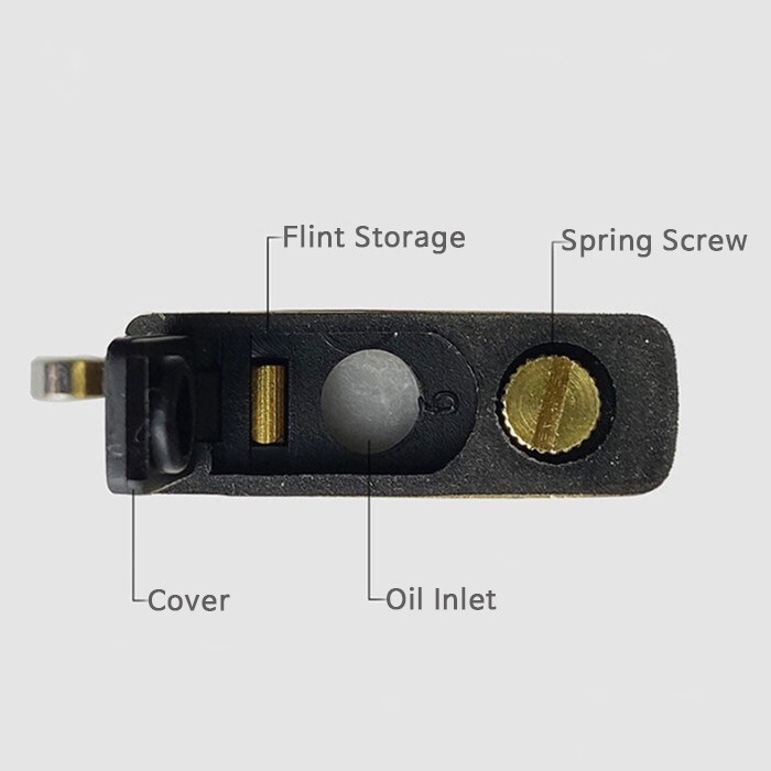 Zippo replacement fluid lighter insert plus fuel saving gasket naver uesd/ Gold