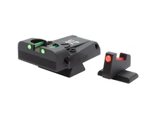 Browning High Power with Front Dovetail - Fiber Optic Adjustable Sight Set