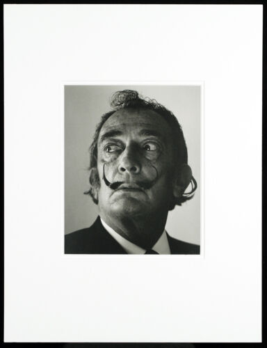 Künstlerportrait Salvador Dali. Fritz PITZ (1923-2006 D) handsigniert Stempel - Bild 1 von 4