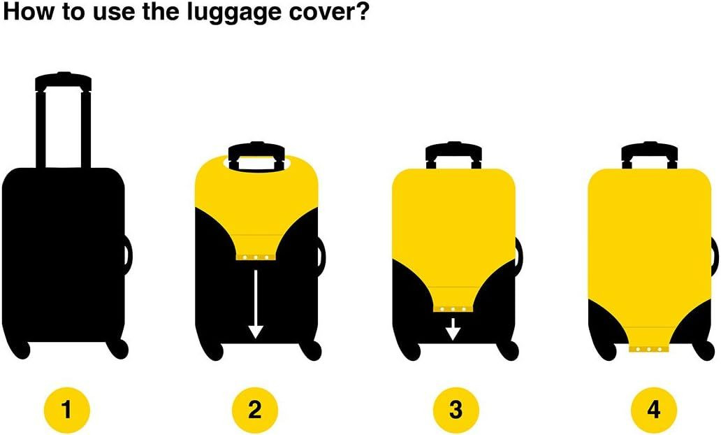 Cute Dog Friends Puppy Suitcase Luggage Cover Only Size XL 