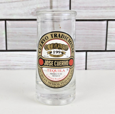 Vtg Jose Cuervo 50ml Tall Shot Glass 1995 Limited Tradicional Tequila 199 Years
