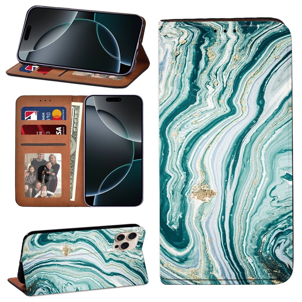 29.green ambesonne marble
