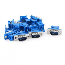 Male / Female Connector IDC Type Adapter for Flat Cable RS232 DB9 D-SUB 9-Pin