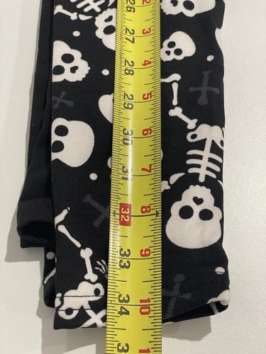 SHOSHO Women’s 2 Pack Leggings Black/Skeleton Size S - NWT - Picture 11 of 11