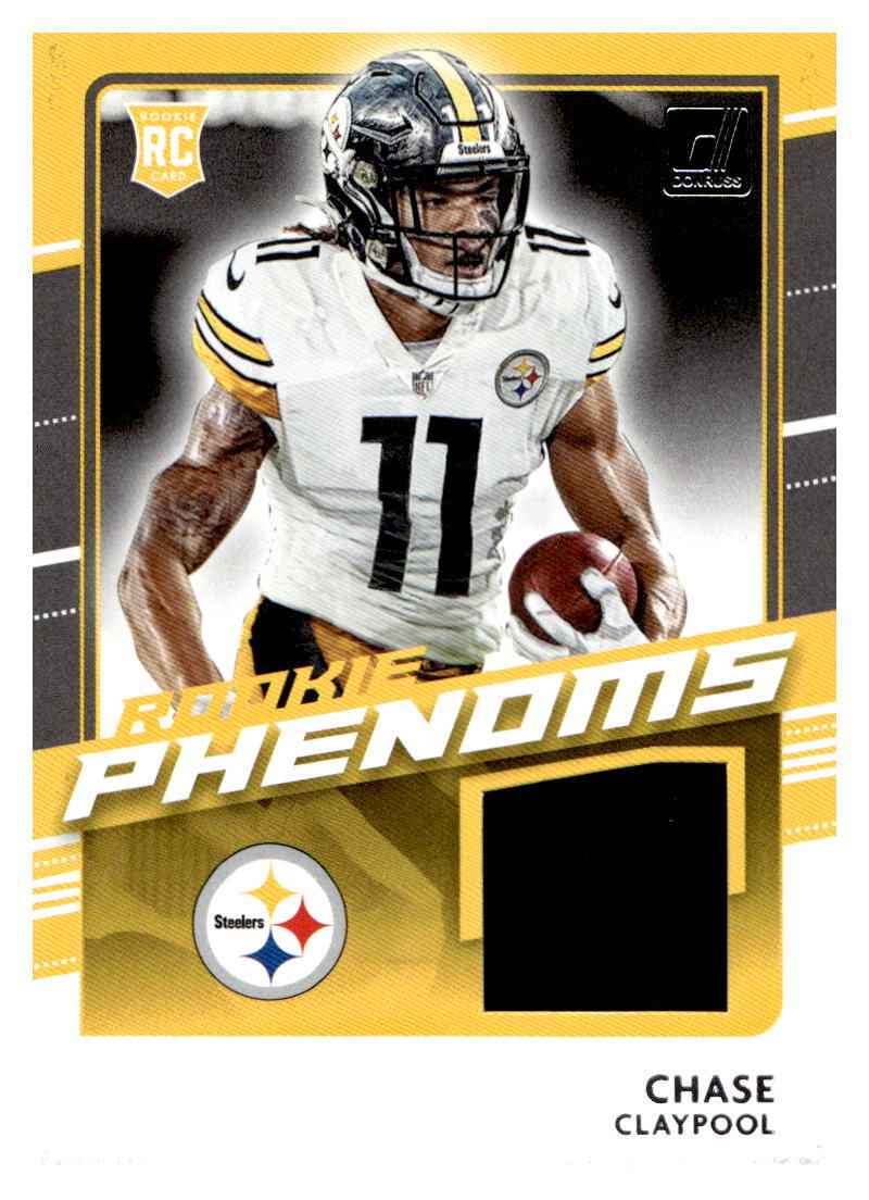 2020  Donruss #RP-CC Chase Claypool Rookie Phenom Patch RC Steelers