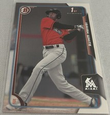 2015 Bowman Draft Baseball Isaiah White Miami Marlins 1st Bowman #161