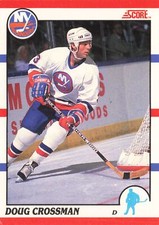 Doug Crossman 1990-91 Score American #59 New York Islanders Hockey