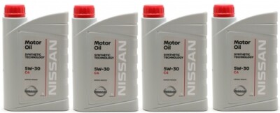 Original Nissan 5W-30 DPF Motoröl 4x 1l = 4 Liter