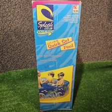 Splash Club Quick Set Pool for kids 6ft x 15in Ocean Island Theme One Piece NIB