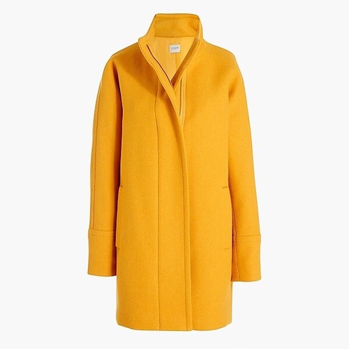 J. Crew Size 2 City Coat Bronze Ochre 
