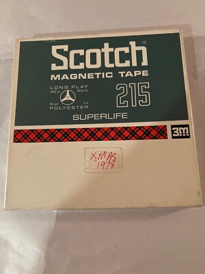 Scotch 3M Magnetic Tape 215-18 Reel to Reel 1,800ft