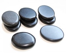 PIETRE MASSAGGIO 8pz BASALTICHE INFRADITA PER MASSAGGIO HOT STONE VULCANICHE